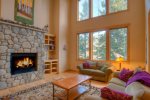 Cozy fireplace to enjoy in main floor living room